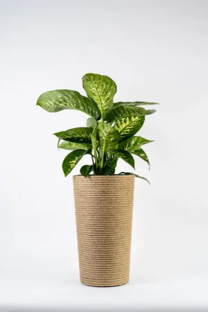 Doniczka jutowa boho z wkładem 47 cm