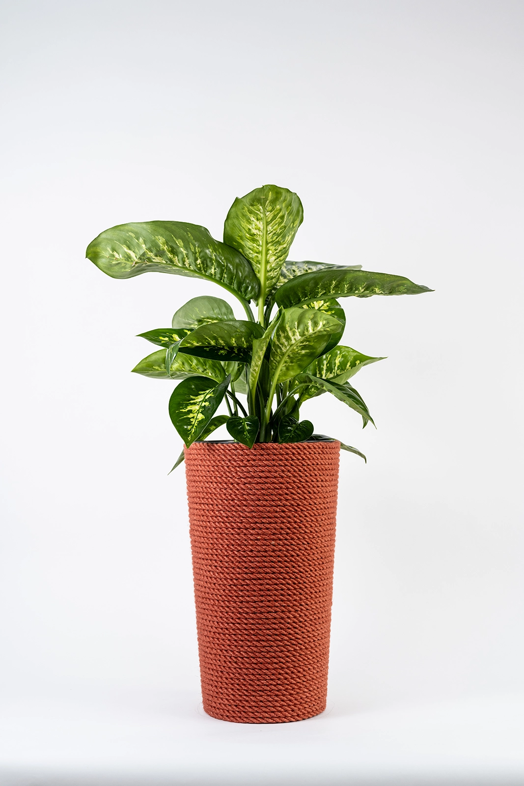 Doniczka jutowa czerwona z wkładem 47 cm
