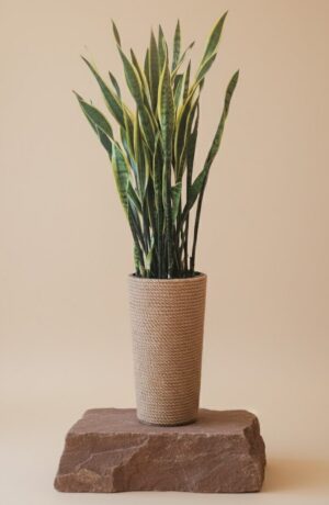 Doniczka boho jutowa z wkładem śr. 32cm wys. 57cm (adoni57)